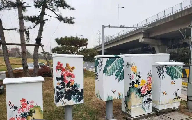 街頭配電箱變身“藝術(shù)品”，成為一道靚麗風(fēng)景線